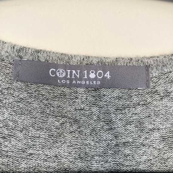 COIN 1804 pebbled grey soft tunic. Size S - Picture 2 of 3